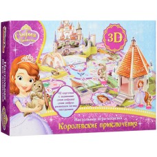 Настольная игра-ходилка 3D "УМКА" Дисней. София в кор. 4690590066287