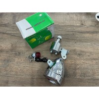 Фара с динамкой и задним стопсигналом 12V/6W