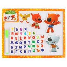 Игрушка деревянная "БУРАТИНО" "МИ-МИ-МИШКИ" магнитная доска с аксесс. в пленке MG001-R