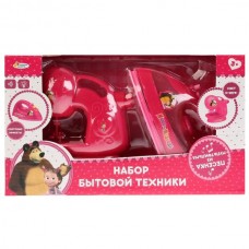Набор бытовой техники на бат. "Маша и Медведь",1 песня, в кор. B1603367-R