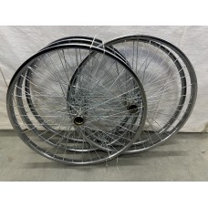 Колесо 26" заднее усиленное голое хром