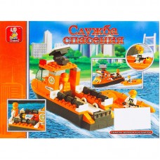 Конструктор Спасательный катер 78 дет. M38-B0101