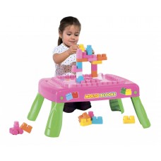 Набор игровой с конструктором (20 элементов) в коробке (розовый) 58003