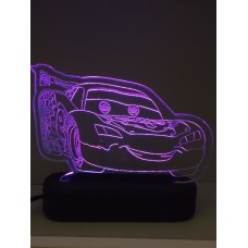 Ночник одноцветный "Тачки" mini