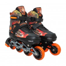 Роликовые коньки City Racer Orange р.33-36