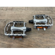 Педали MTB Alum PE-021 широкие серебро