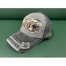Бейсболка Sharks серый